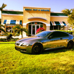 BMW M6 - Black Chrome Full Wrap