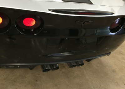 Corvette - Gloss Black Rear Wrap