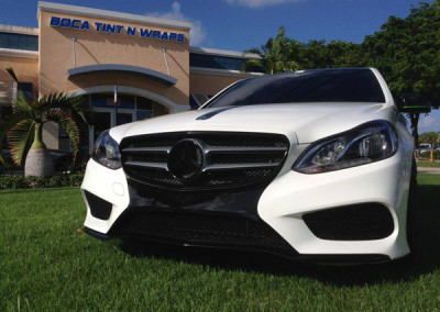 Mercedes C350 - White Gloss & Black Accents