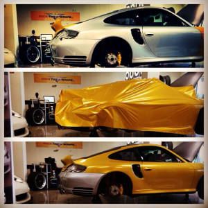 Porsche - Custom Wrap Process