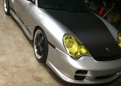 Porsche GT2 - Hood & Roof Carbon Fiber Wrap