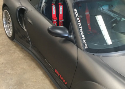 Porsche-GT3-3M-Matte-Charcoal-Metallic-Full-Wrap