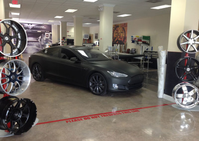 Tesla - 3M Matte Black Full Wrap #3
