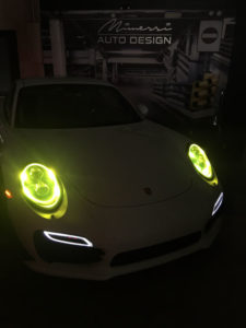 porsche-yellow-headlights