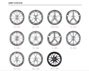 Deep Concave car rims